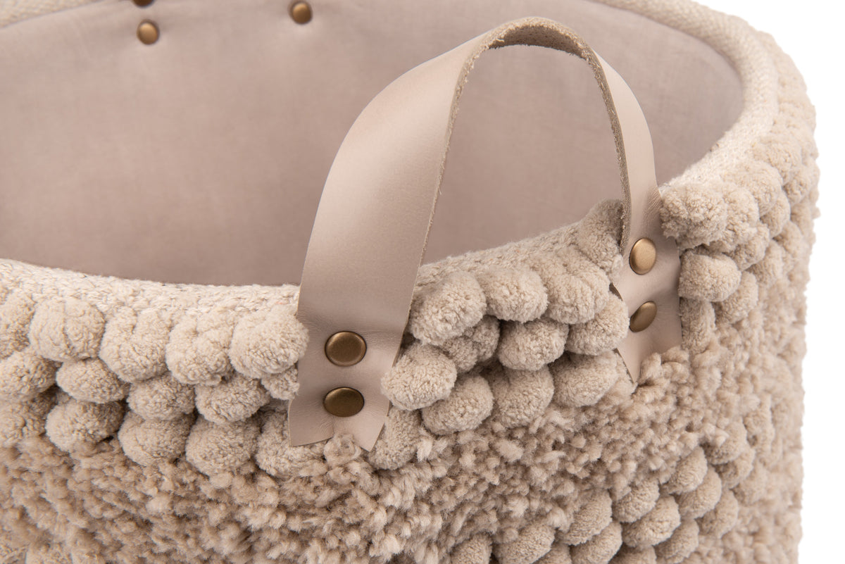 Wasmand Roberto Beige - 60% Katoen 40% Polyester
