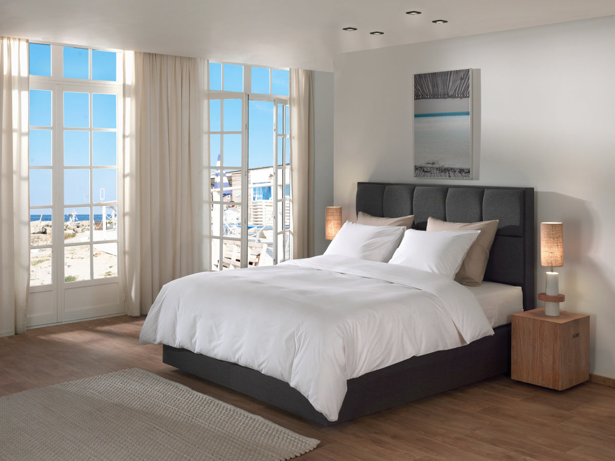 Yellow Dekbedovertrek Suite Casablanca Blanc de Blanc - 100% Katoen