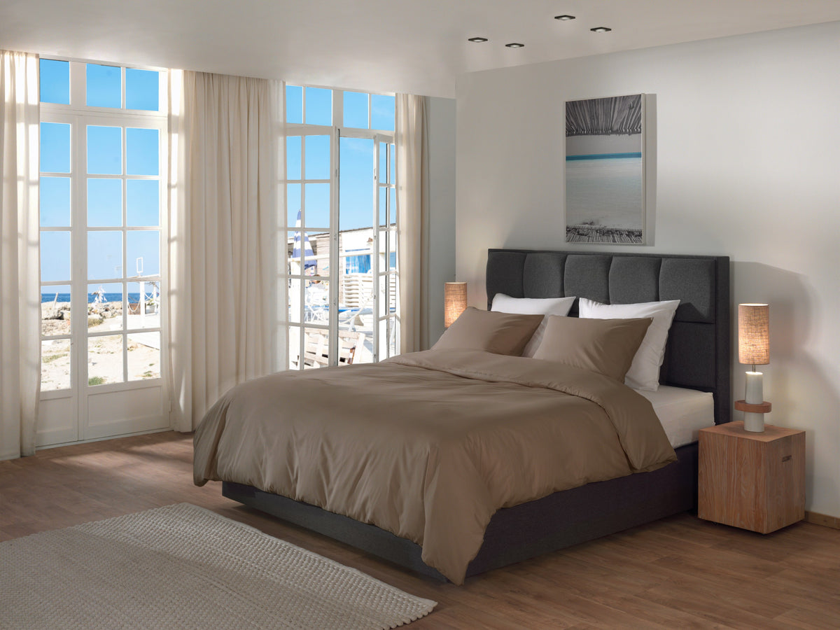 Dekbedovertrek Suite Casablanca Plaza Taupe - 100% Katoen