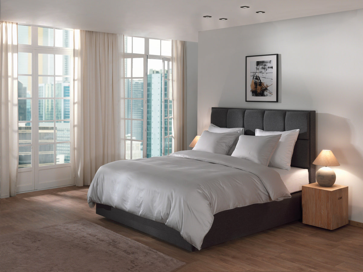 Dekbedovertrek Suite Dubai Vaporous Grey - 100% Katoen-Satijn