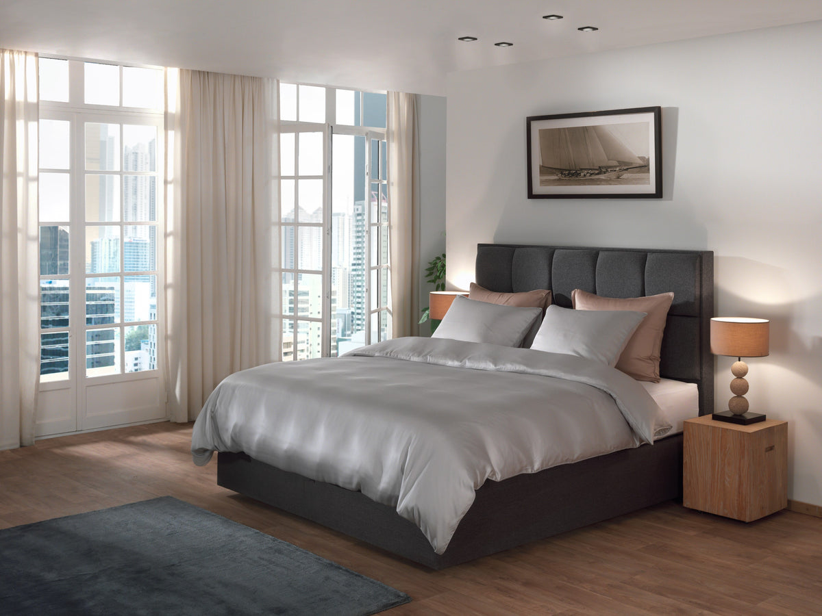 Dekbedovertrek Suite New York Vaporous Grey - 100% Lyocell