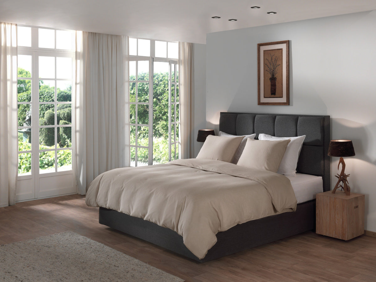 Dekbedovertrek Suite Saint-Tropez Dollar Sand - 45% Linnen 55% Katoen