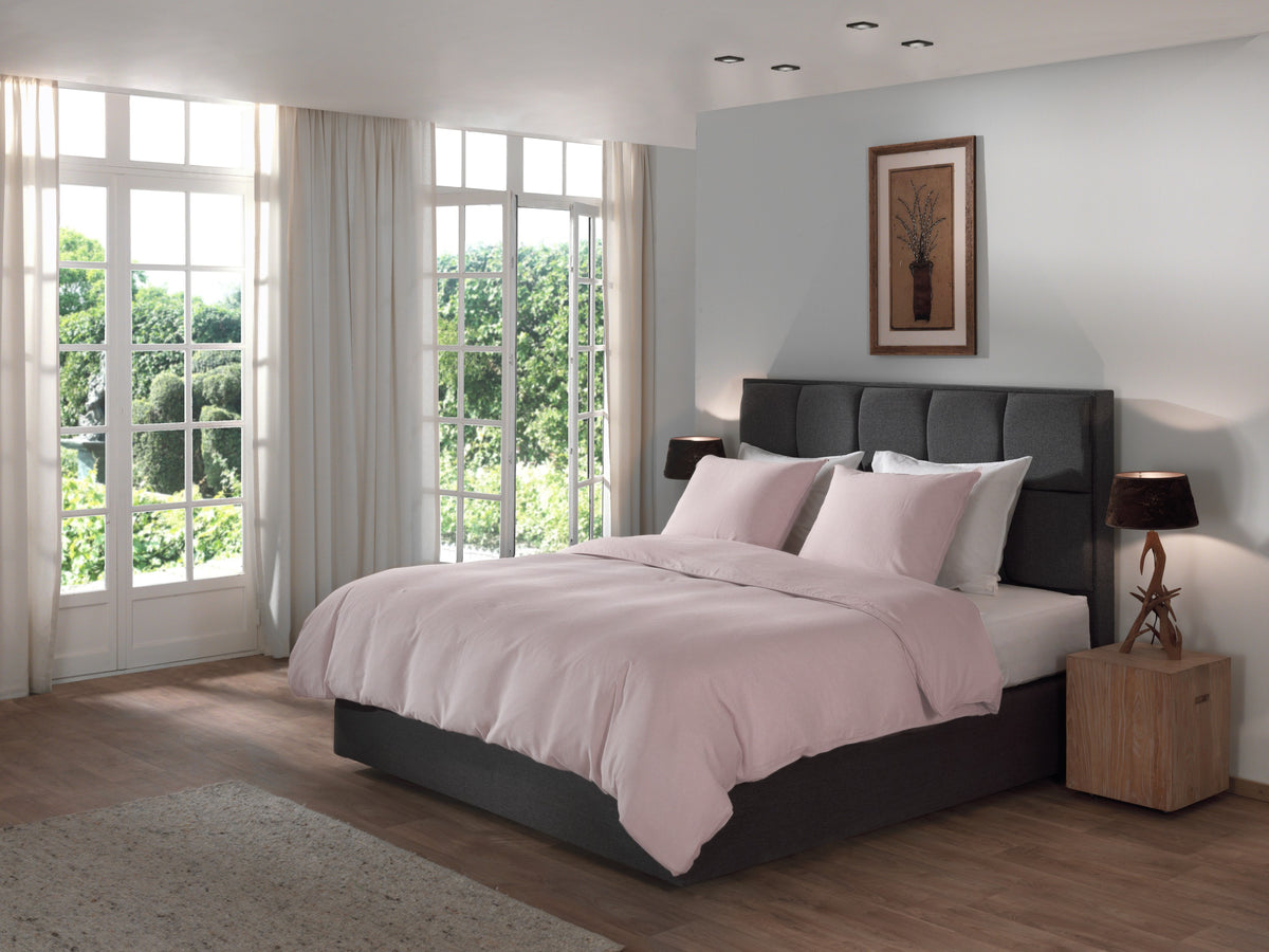 Dekbedovertrek Suite Saint-Tropez Petal Pink - 45% Linnen 55% Katoen
