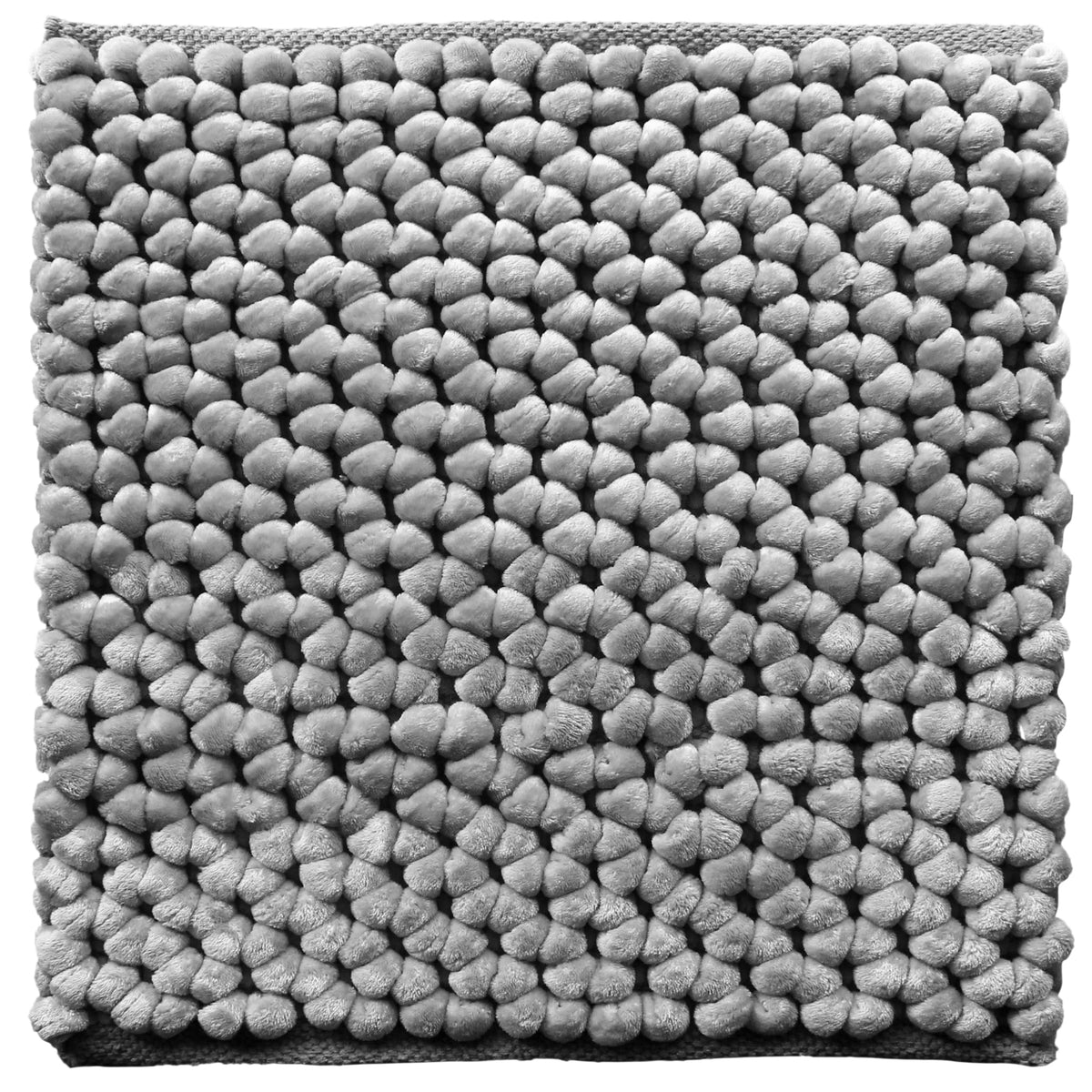 Badmat Lusso Ash Grey - 15% Katoen 85% Polyester