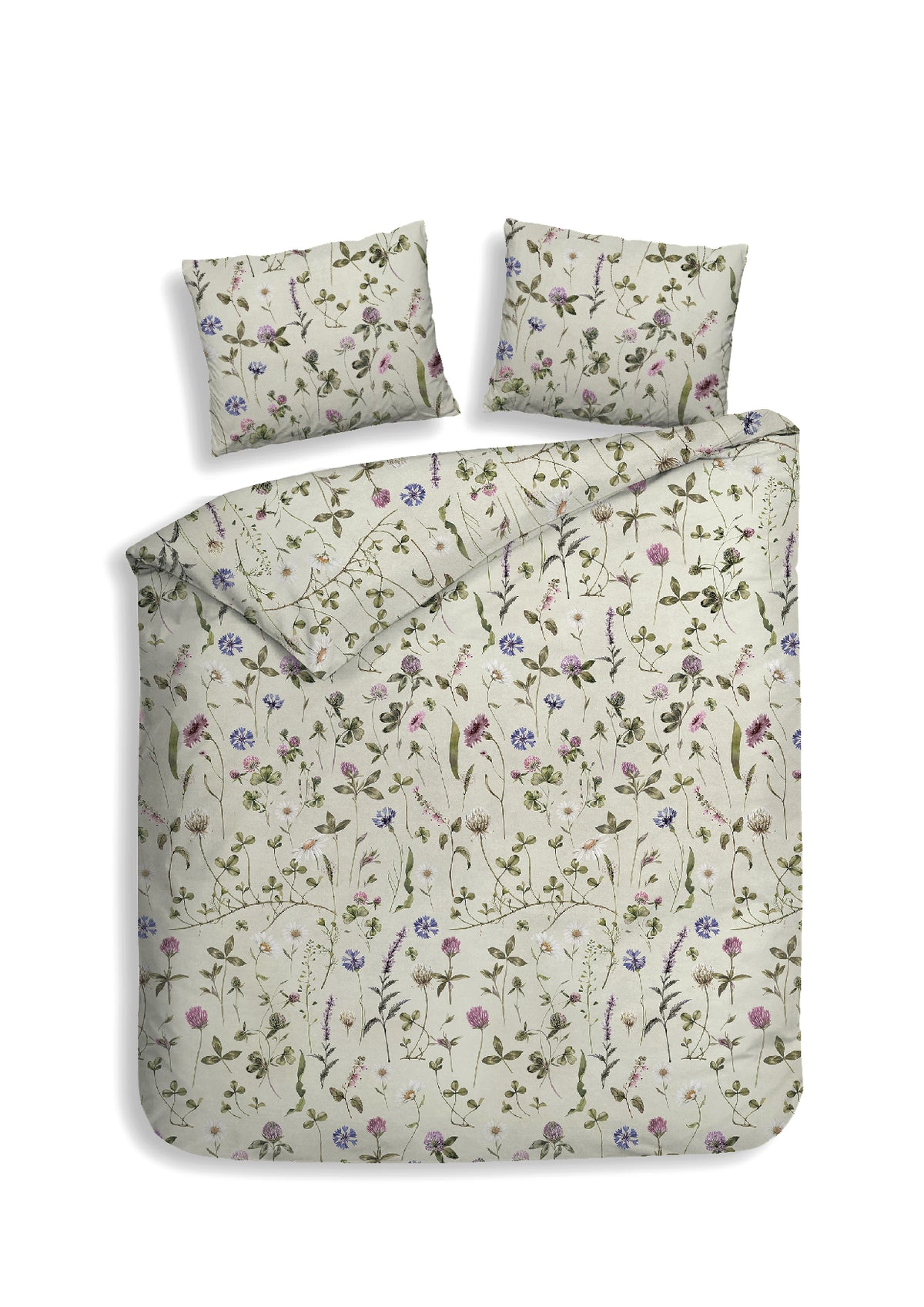 Dekbedovertrek Harper Pistachio Green - 100% Katoen-Flanel