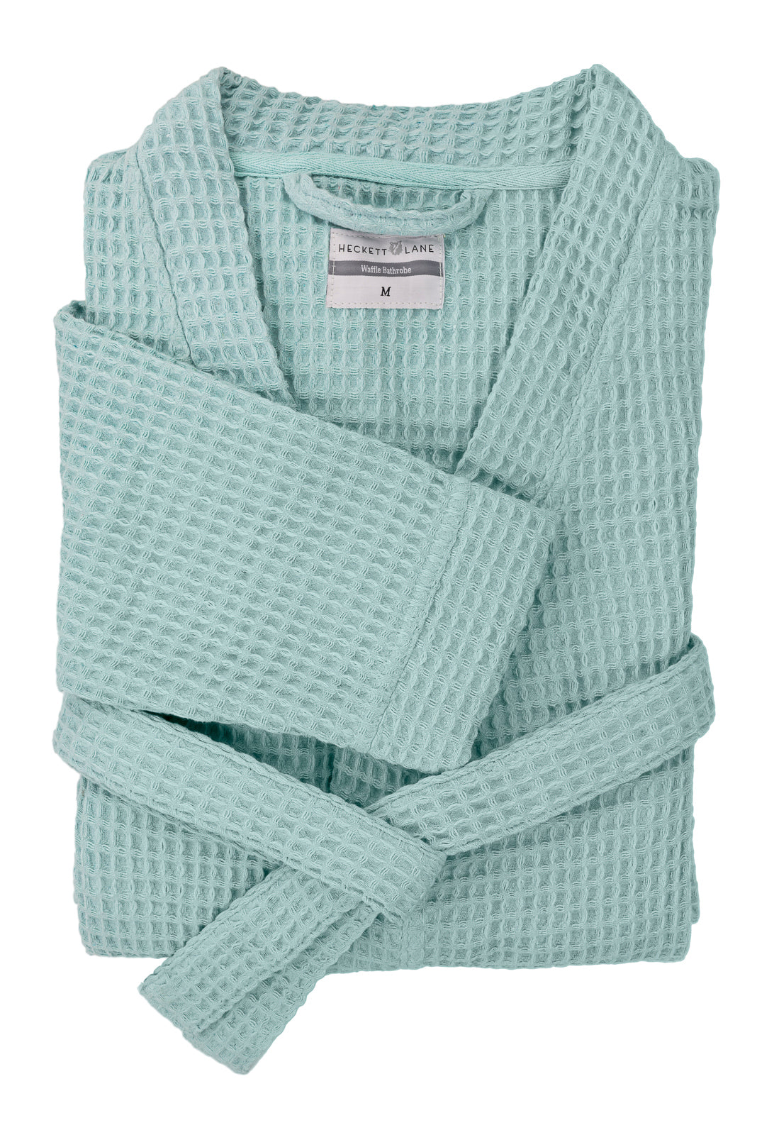 Badjas Wafel Sky Blue - 65% gerecycled katoen, 35% andere vezels