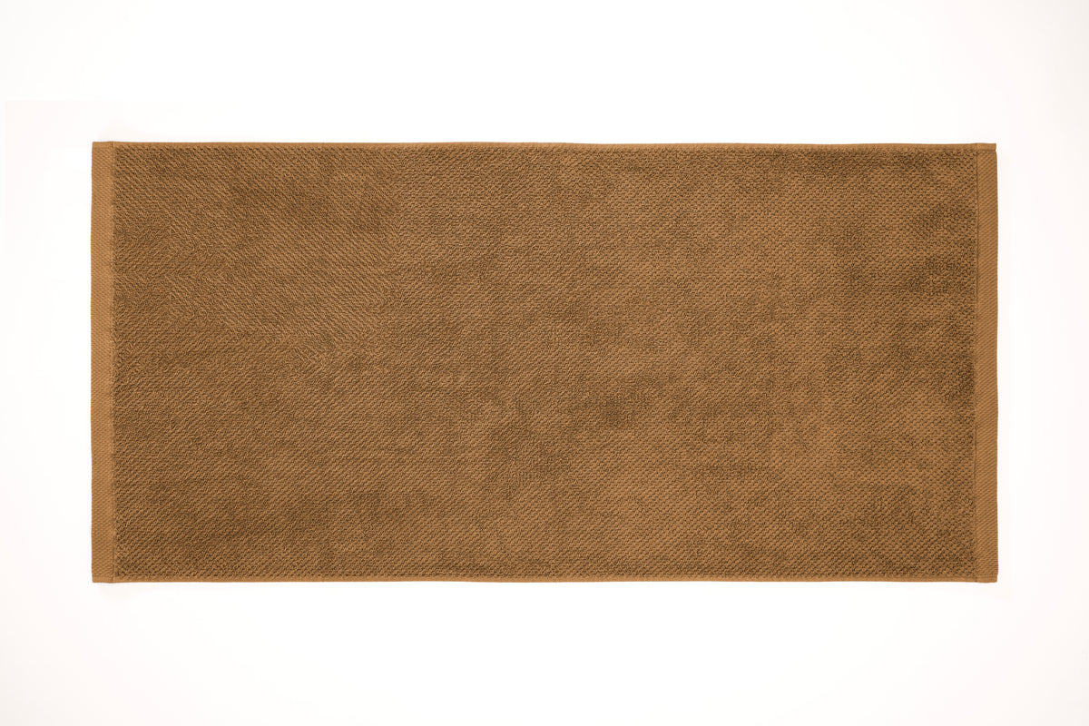 Heckettlane Badgoed Grant Cognac Brown - 100% Katoen