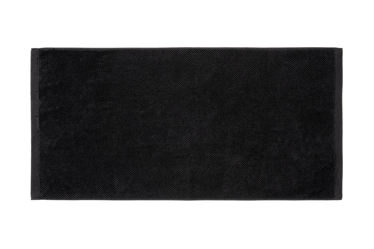 Heckettlane Badgoed Grant Night Black - 100% Katoen