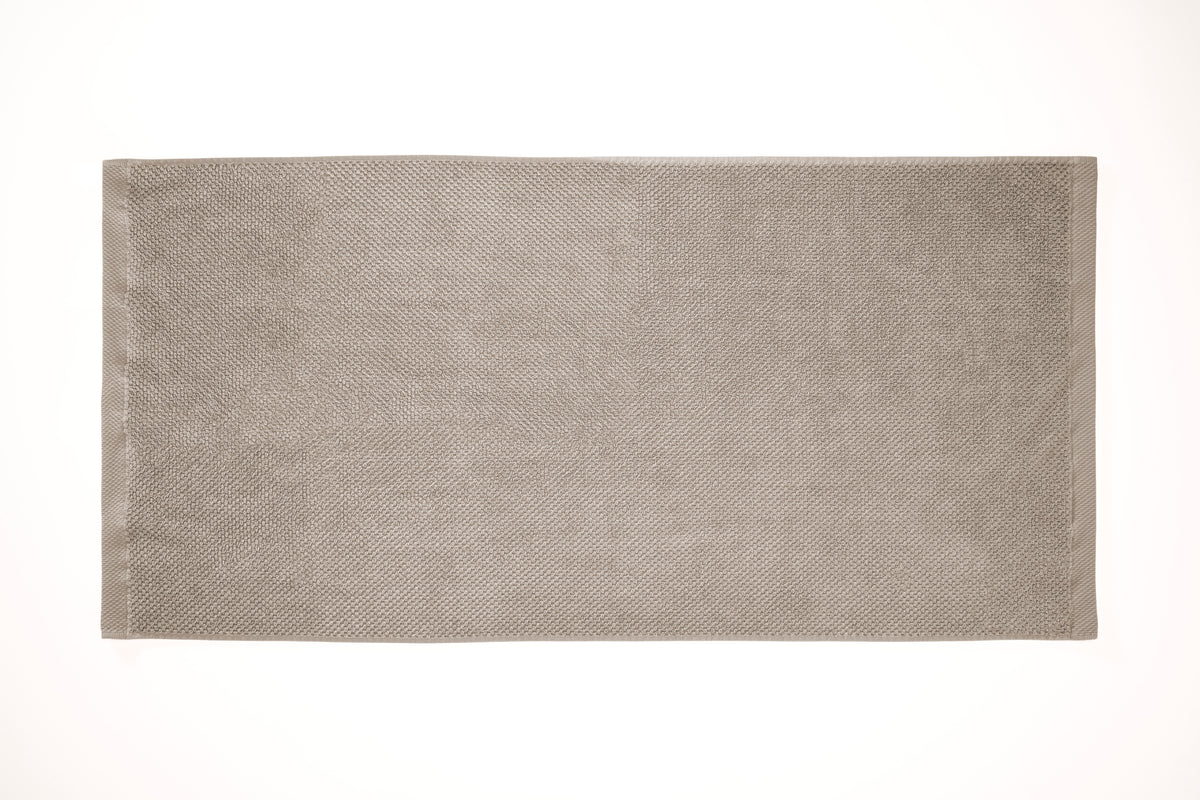 Heckettlane Badgoed Grant Taupe - 100% Katoen