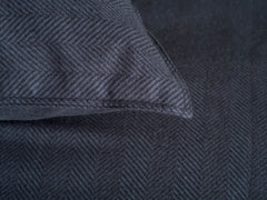 Dekbedovertrek Spina Dark-Blue - 100% Katoen-Flanel