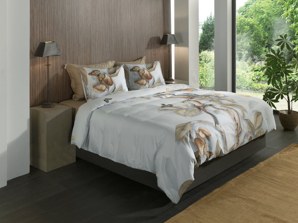 Dekbedovertrek Daina Light Blue - 100% Katoen-Satijn