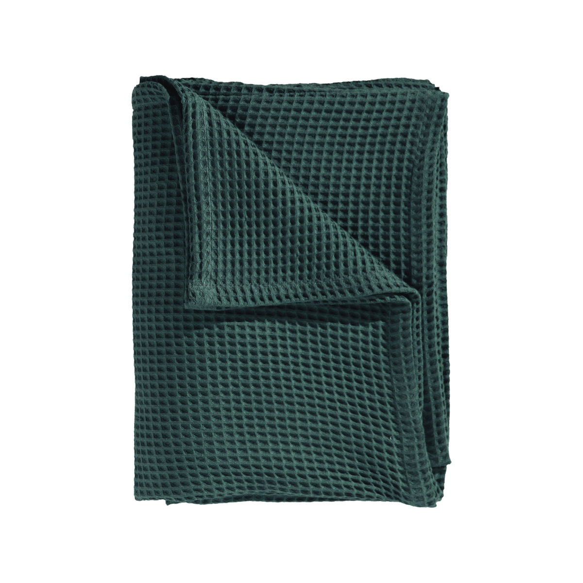 Sprei Wafel Army Green - 65% Gerecycled Katoen 35% Andere Vezels