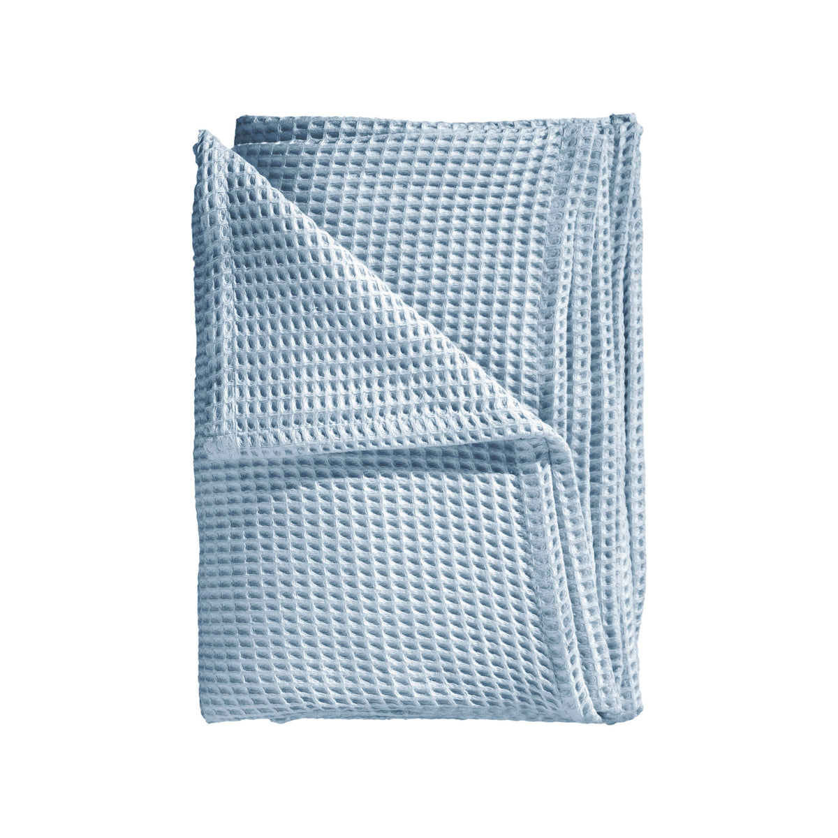 Sprei Wafel Ice Blue - 65% Gerecycled Katoen 35% Andere Vezels