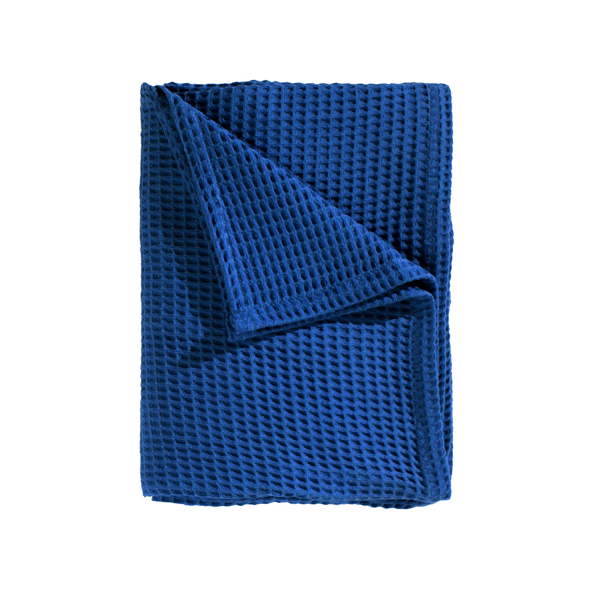 Sprei Wafel Ink Blue - 65% Gerecycled Katoen 35% Andere Vezels