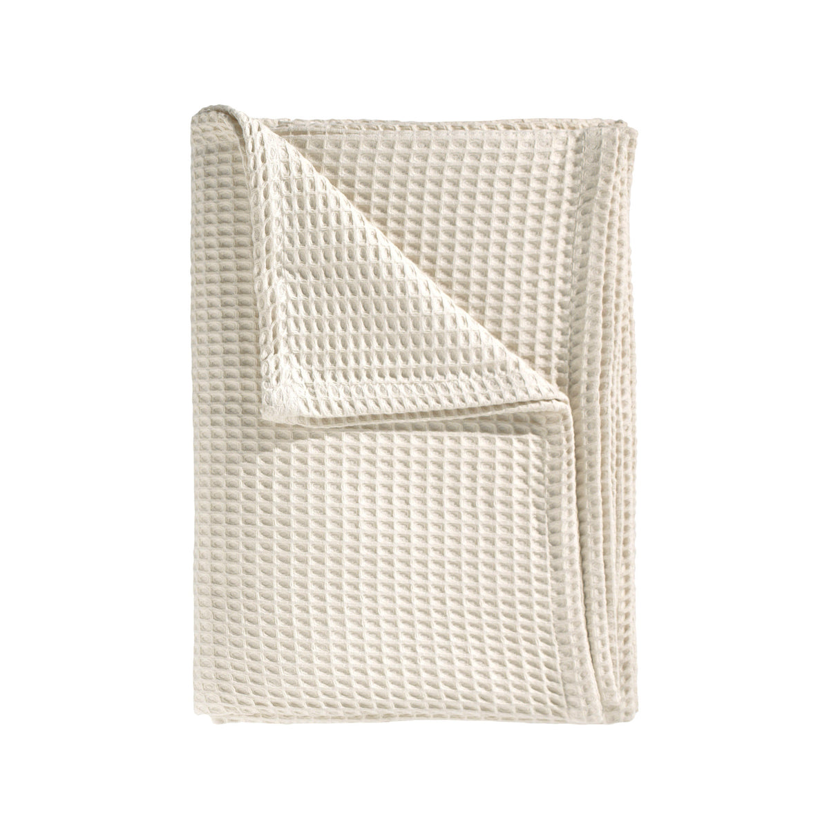 Sprei Wafel Ivory White - 65% Gerecycled Katoen 35% Andere Vezels