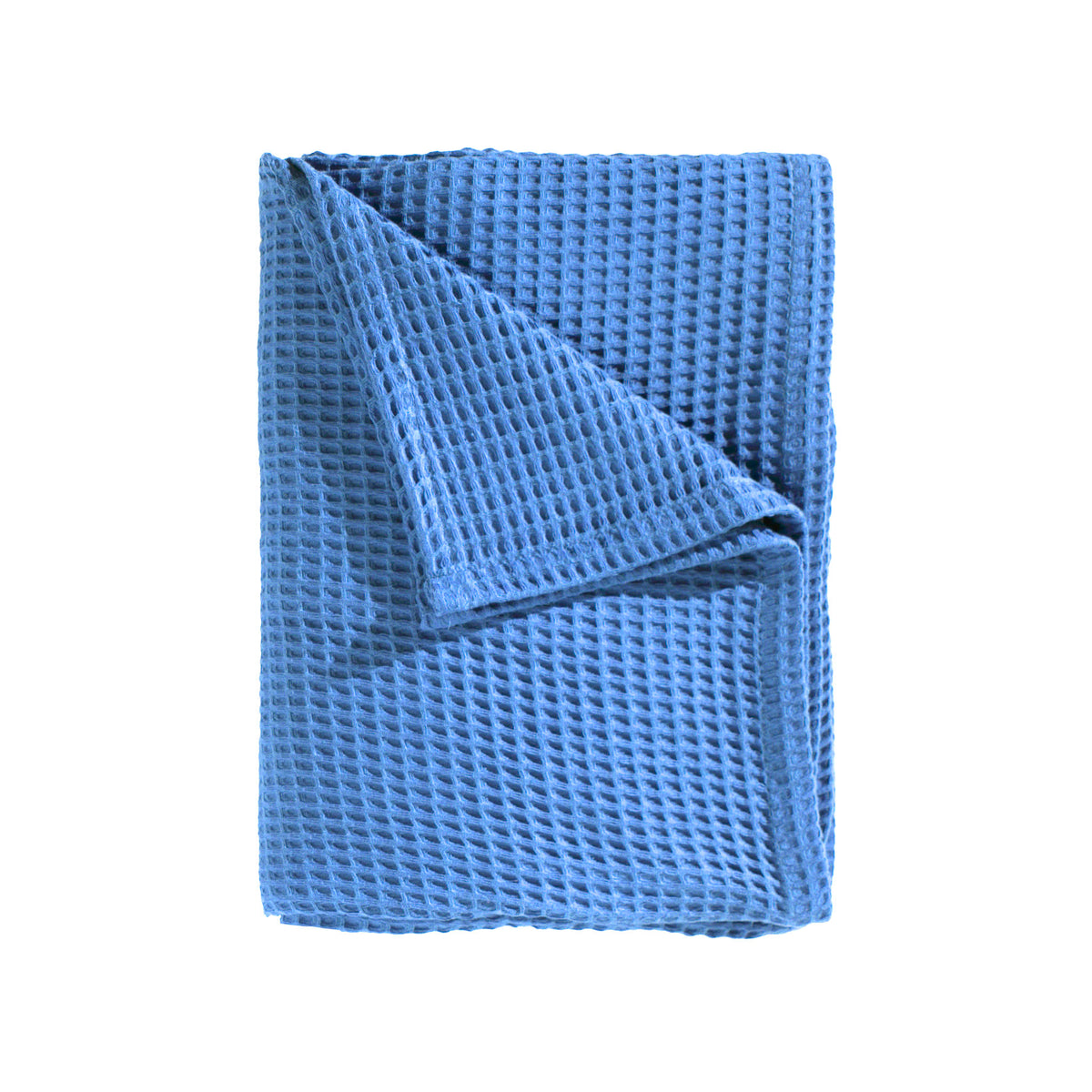 Sprei Wafel Royal Blue - 65% Gerecycled Katoen 35% Andere Vezels
