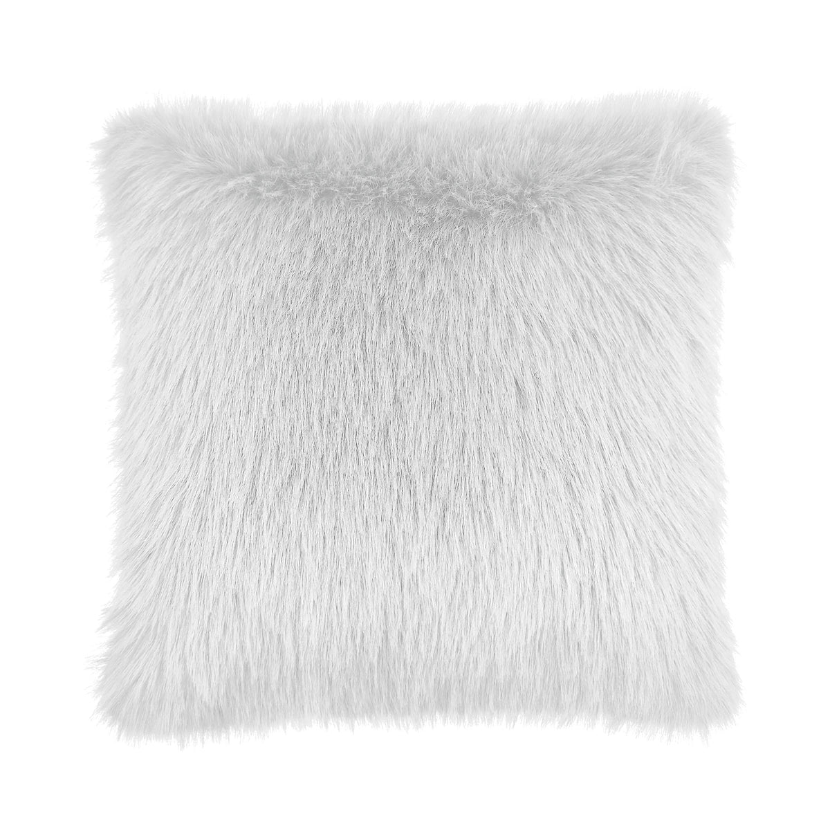 Kussen Perle Misty White - Fake Fur