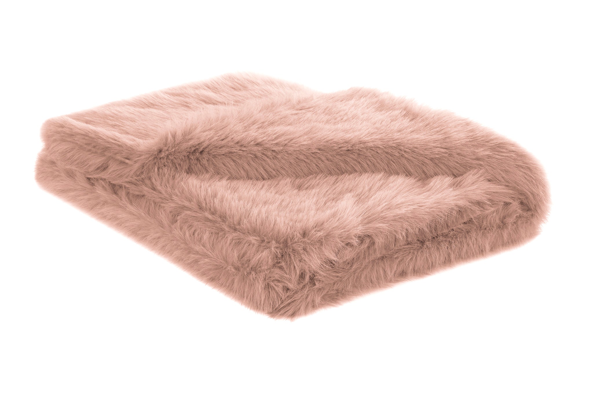Plaid Perle Shady Pink - Fake Fur