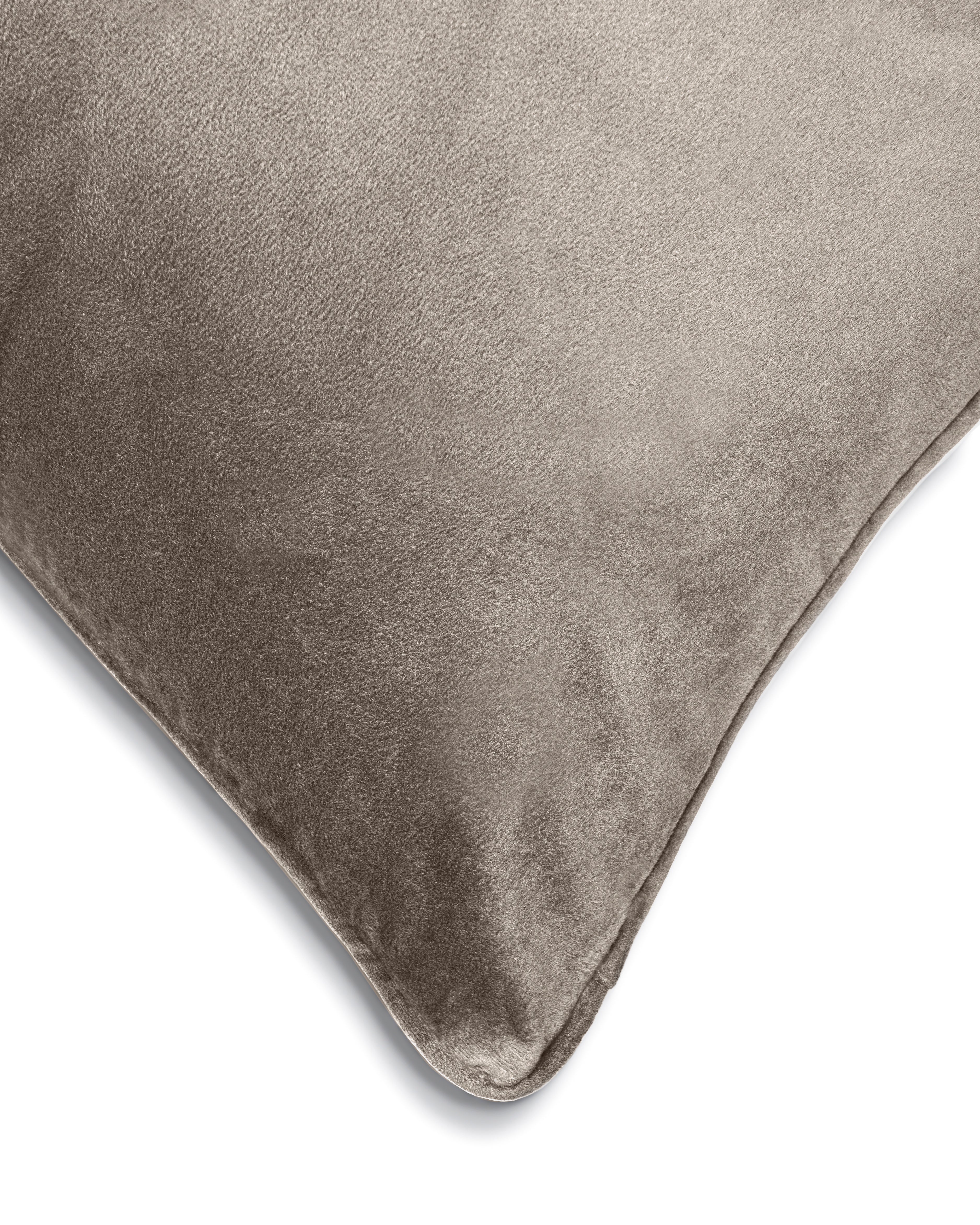 Sierkussen Velours Original Taupe Grey - 100% Polyester
