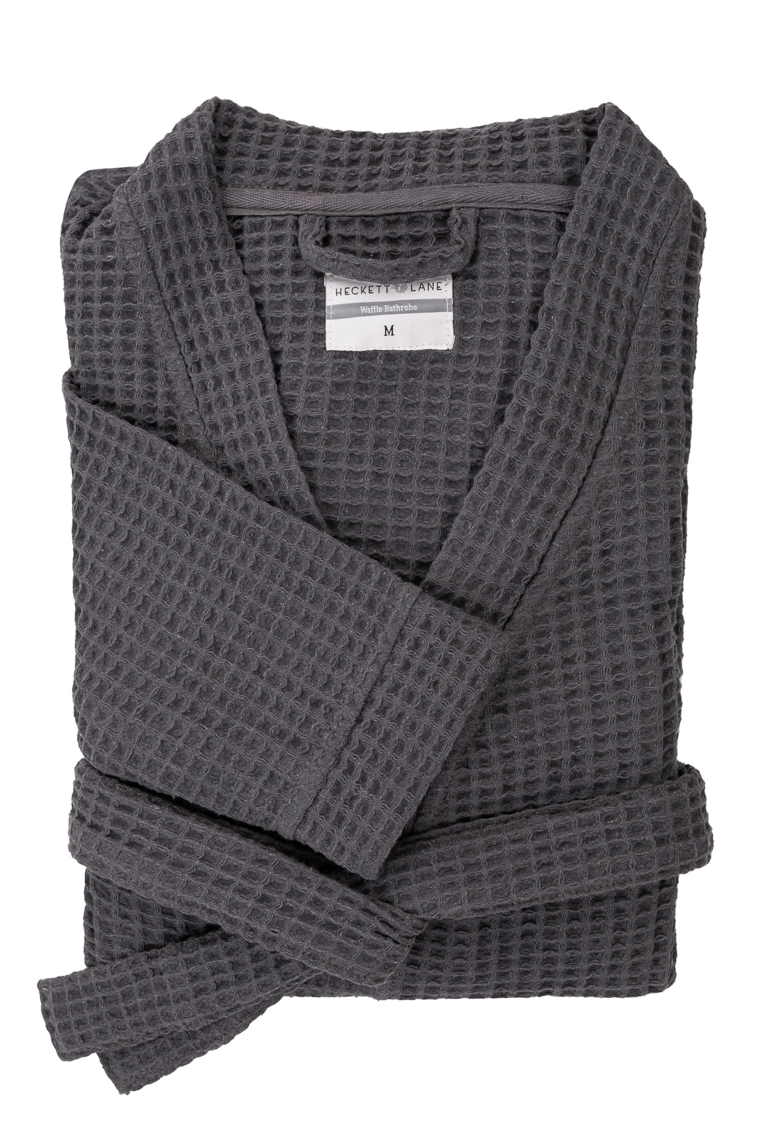Badjas Wafel Steel Grey - 65% Gerecycled Katoen 35% Andere Vezels