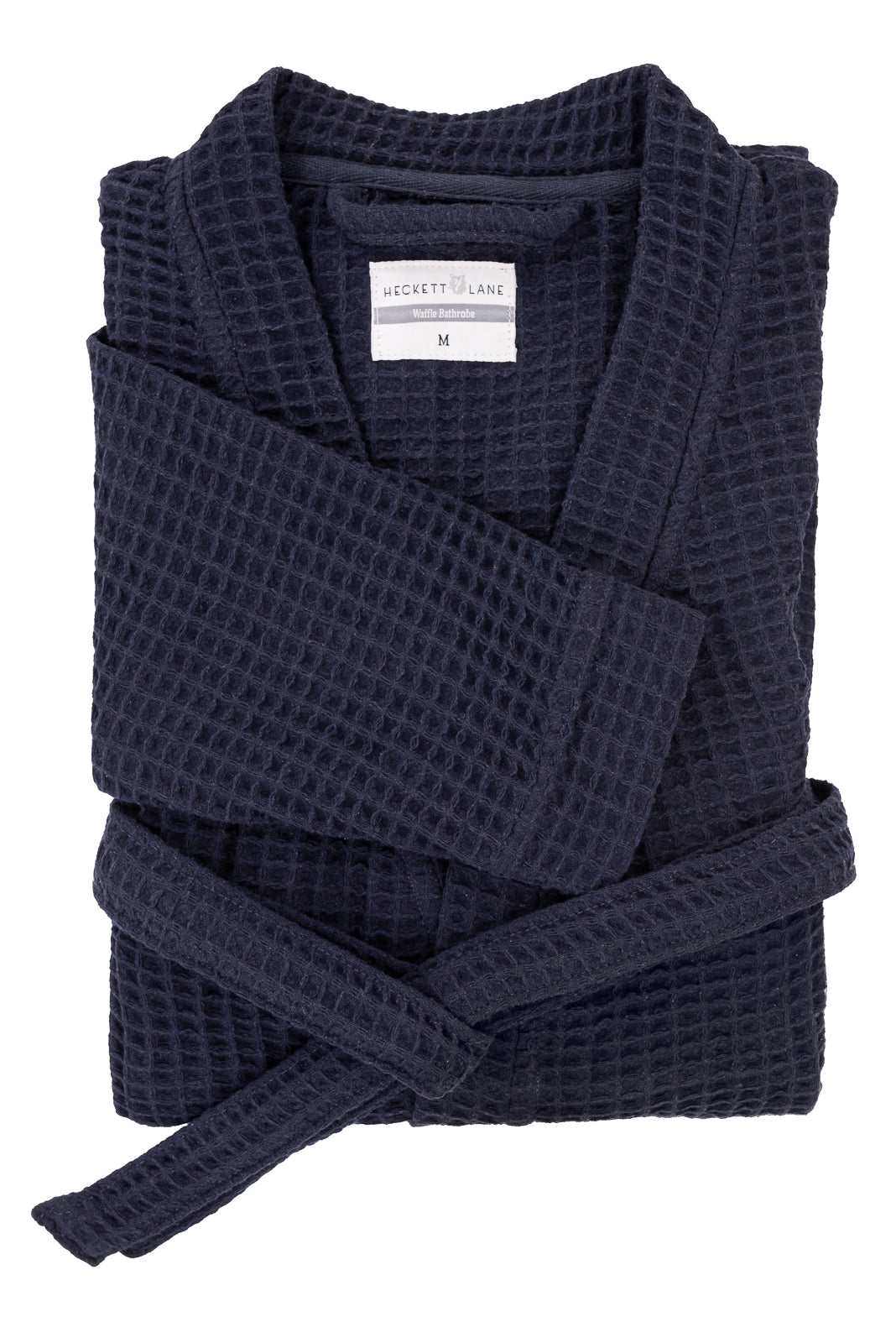 Badjas Wafel Navy Blue - 65% Gerecycled Katoen 35% Andere Vezels